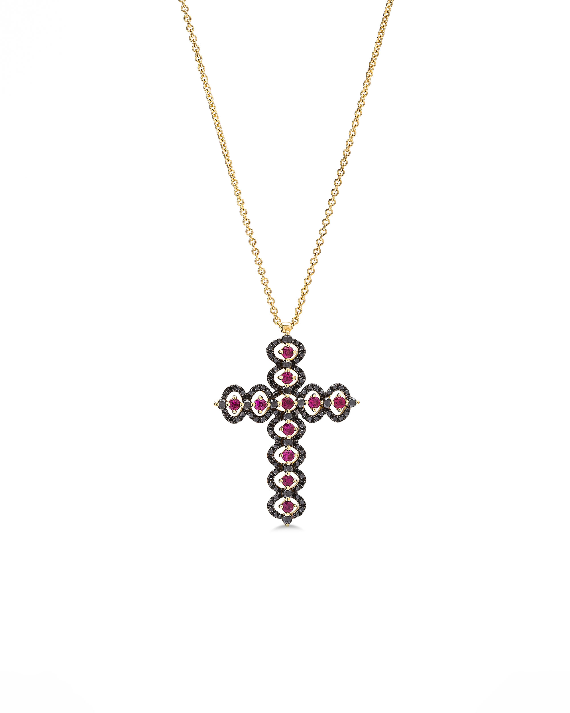 14K White Gold Black Diamond Baguette Cross Necklace, Unique Religious Black  Diamond Jewelry, Mothers Day Gift Graduation Gift 16 Chain - Etsy